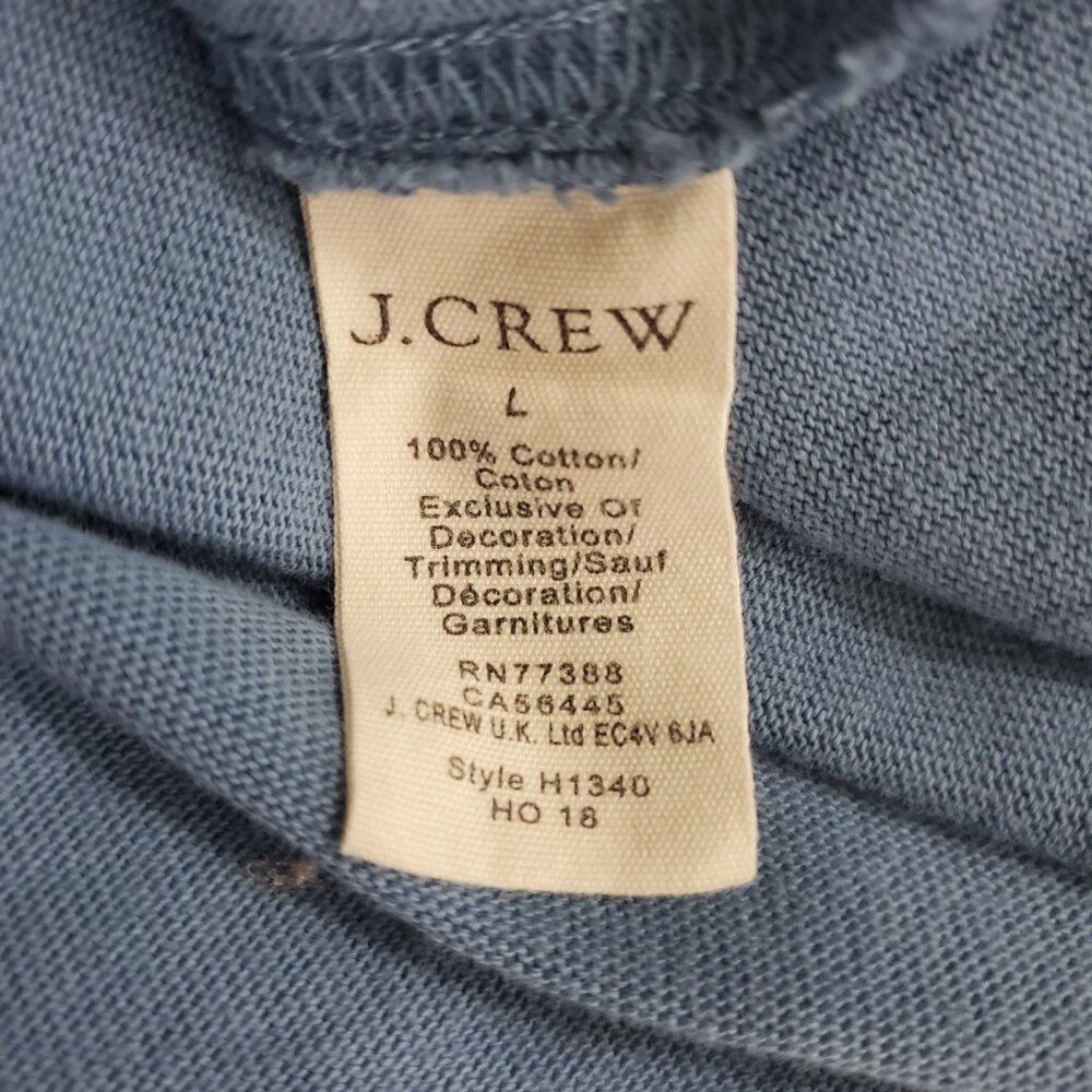 J. Crew Mercantile Men’s ¼ Zip Cotton Pullover Top – Size Large - Picture 9 of 11